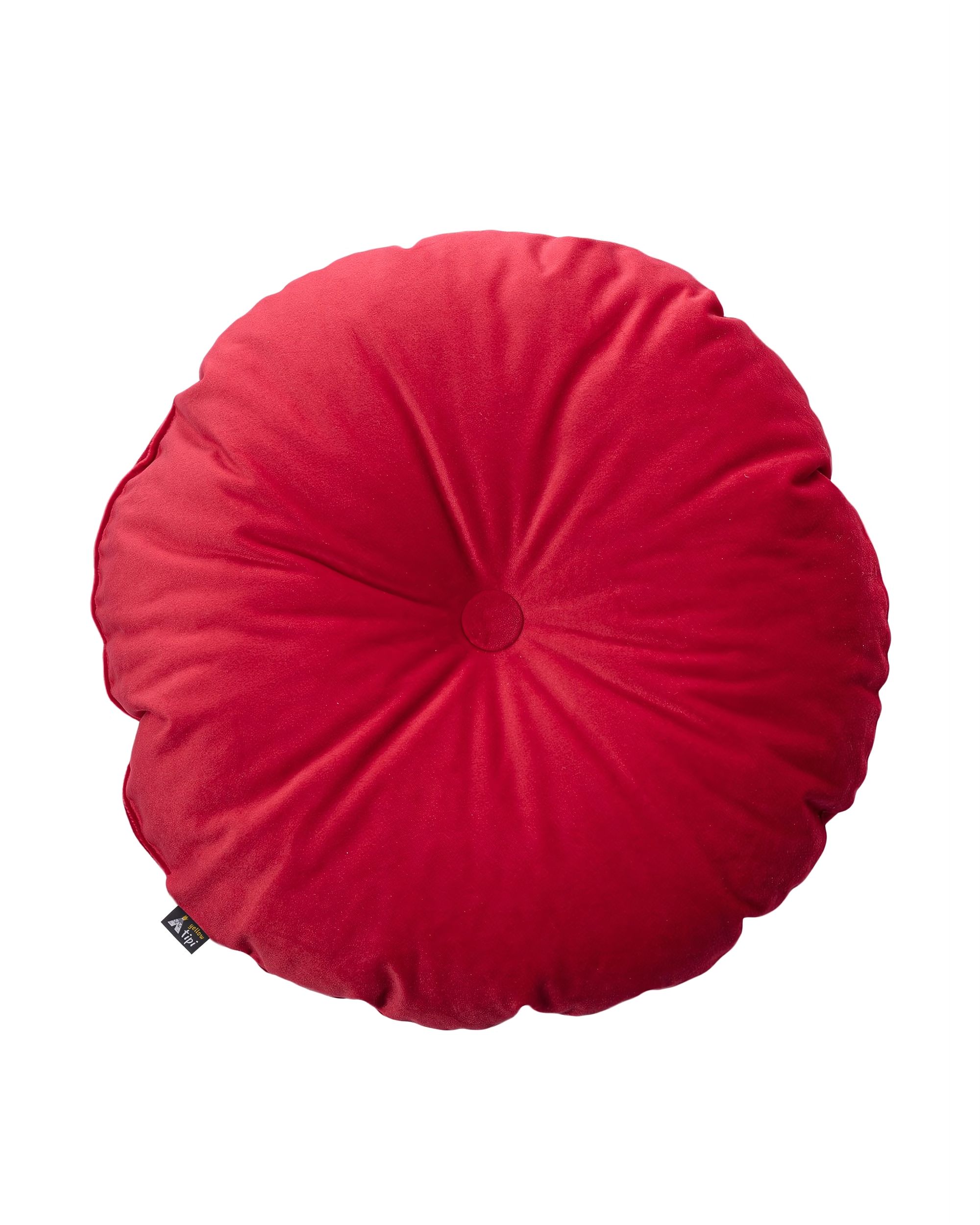 Pagalvėlė Candy Dot spalva raudona audinys blizgus, velvetinis/aksominis