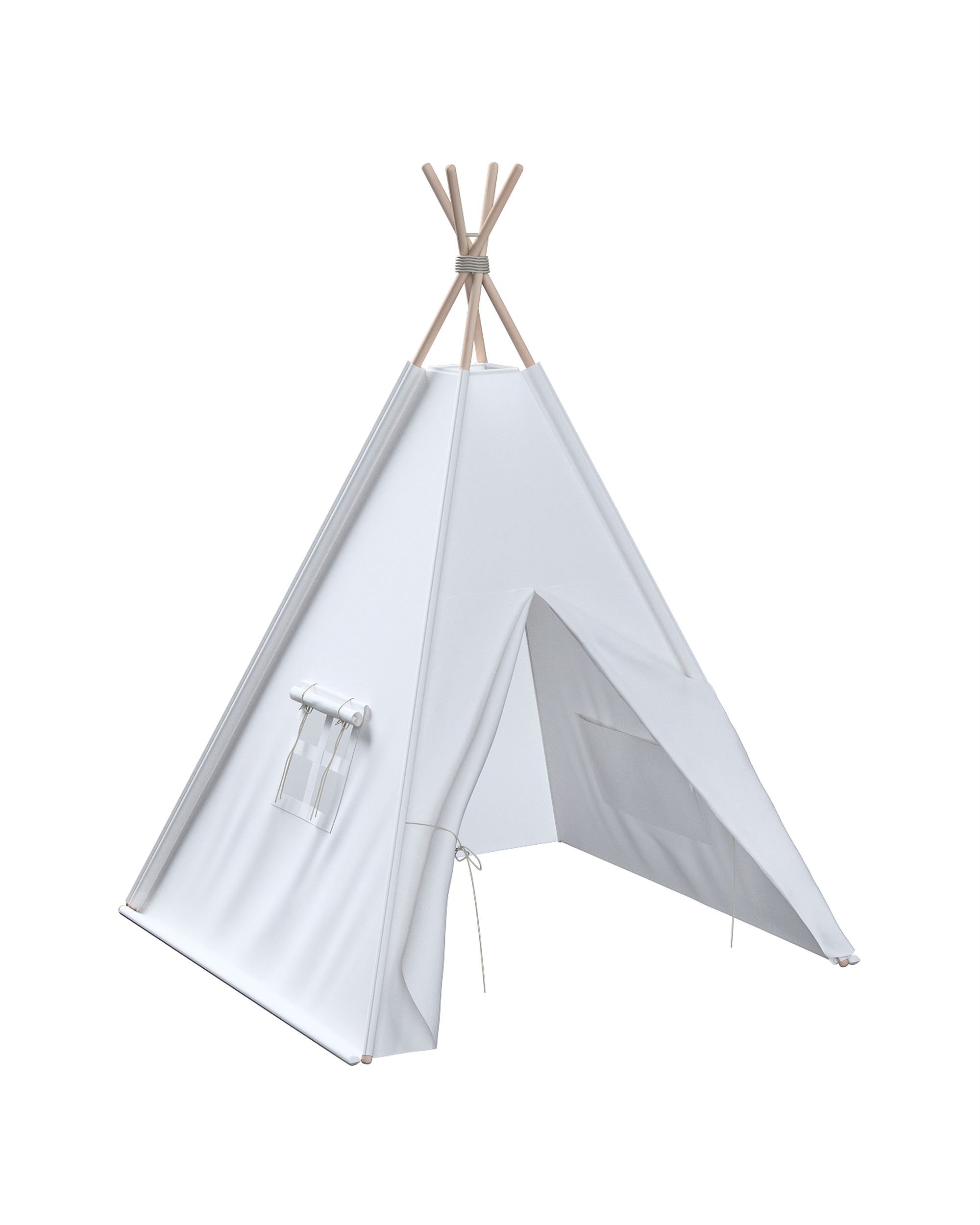 Tepee spalva balta