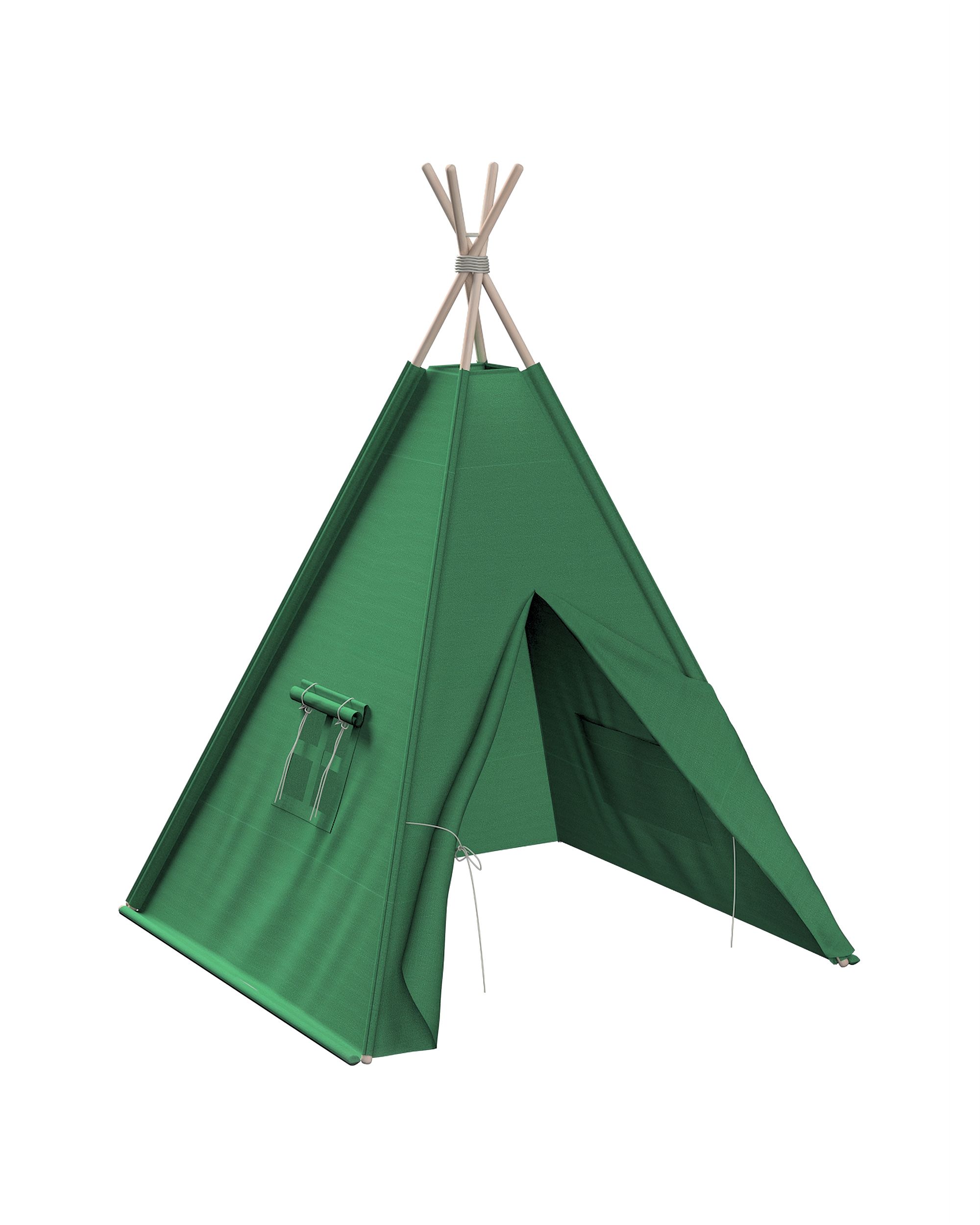 Tepee spalva žalia