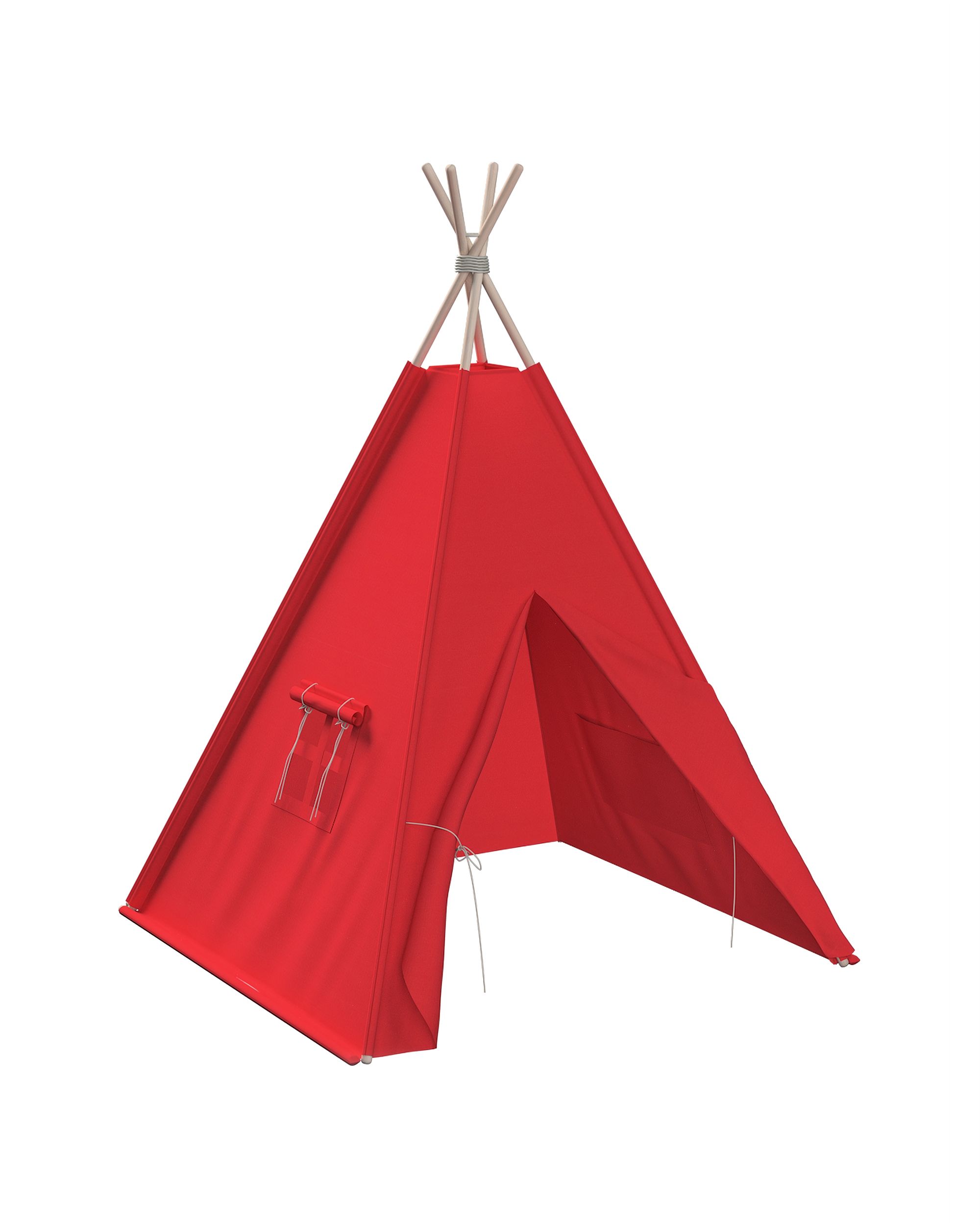 Tepee spalva raudona