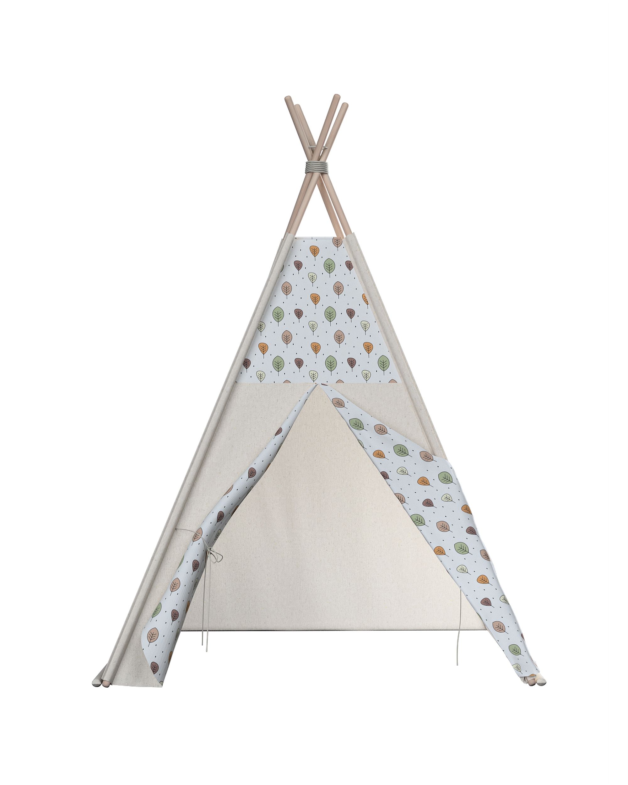 Tepee spalva ruda audinys raštuotas  (hover)