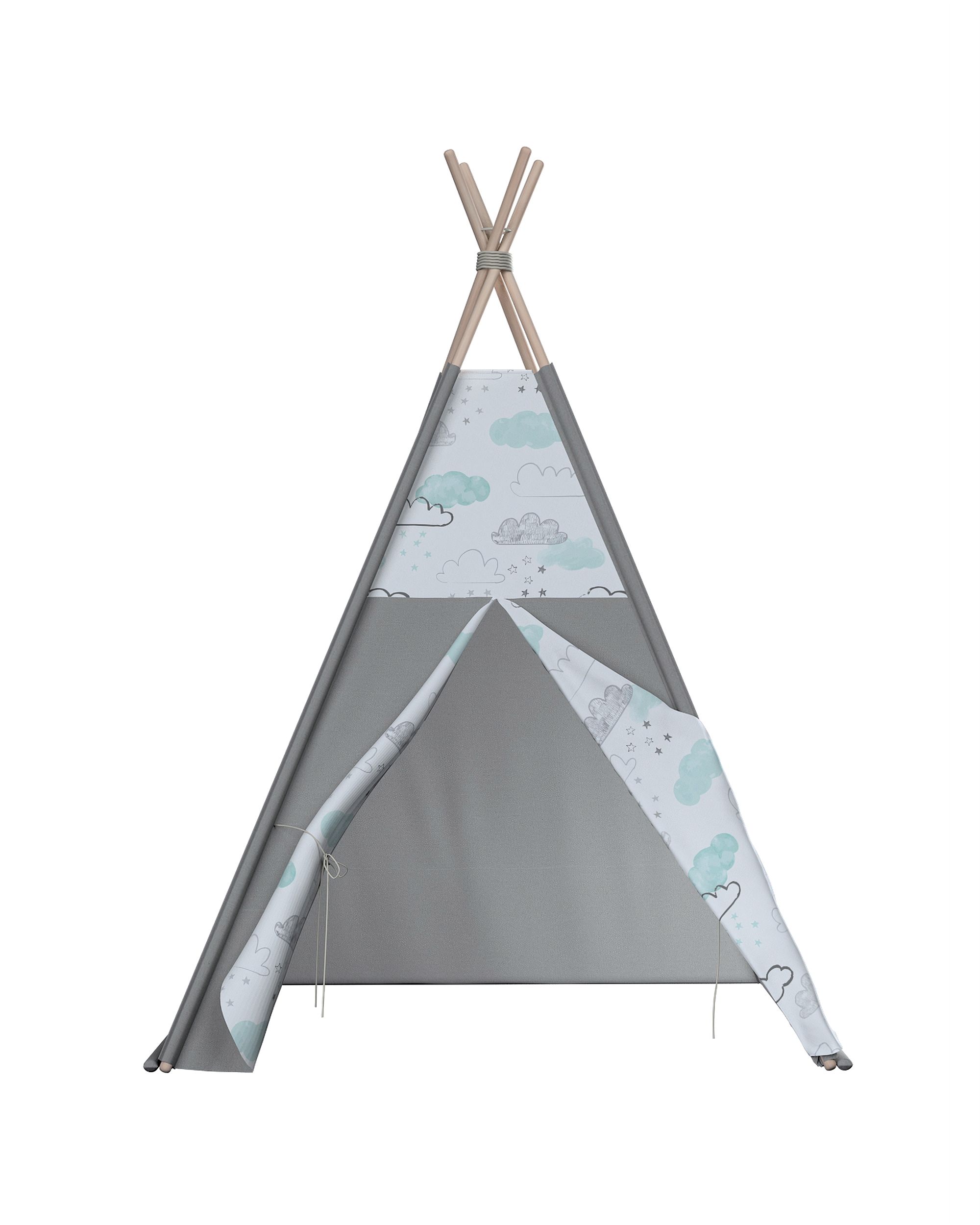 Tepee spalva balta audinys raštuotas  (hover)