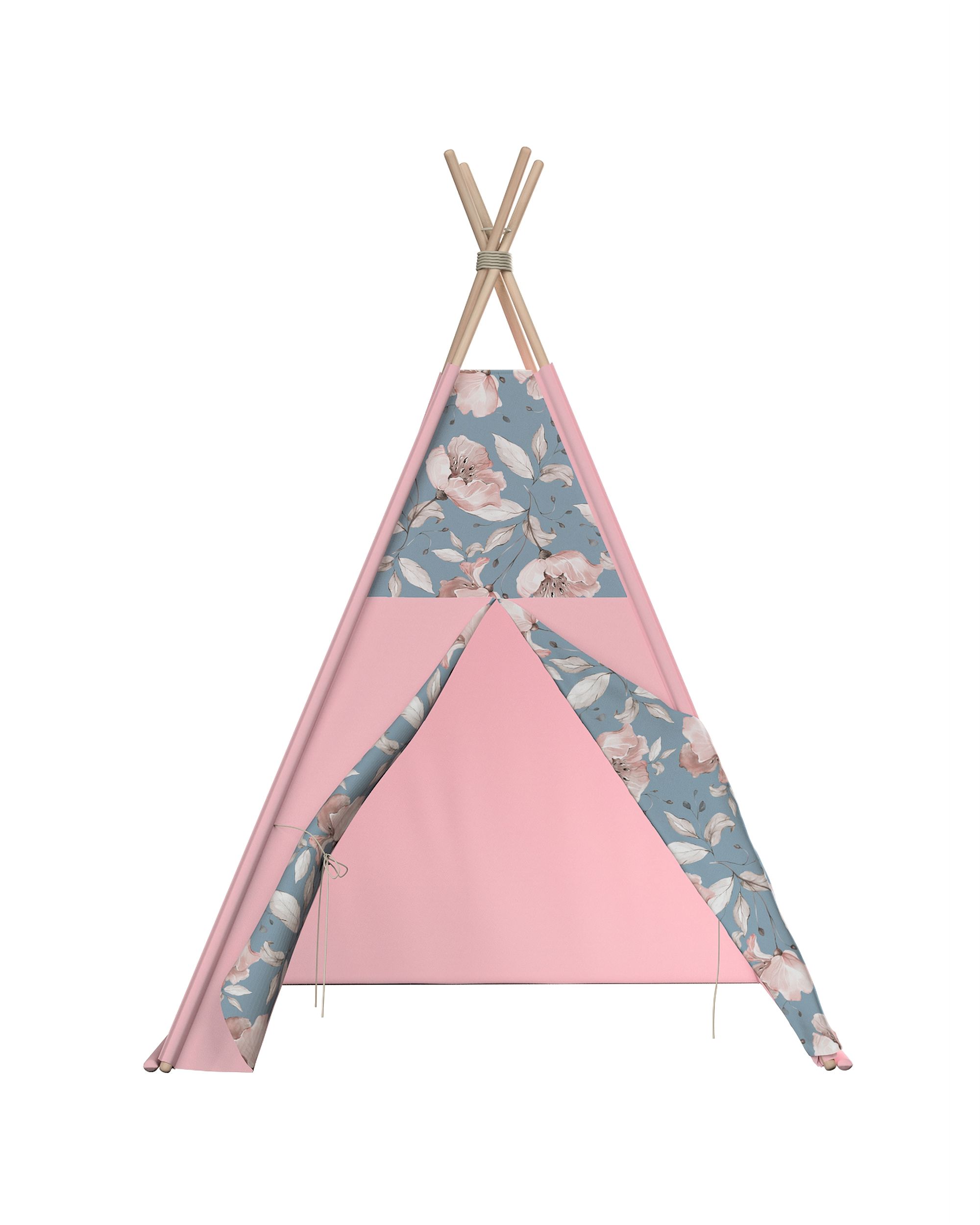 Tepee spalva mėlyna audinys raštuotas  (hover)