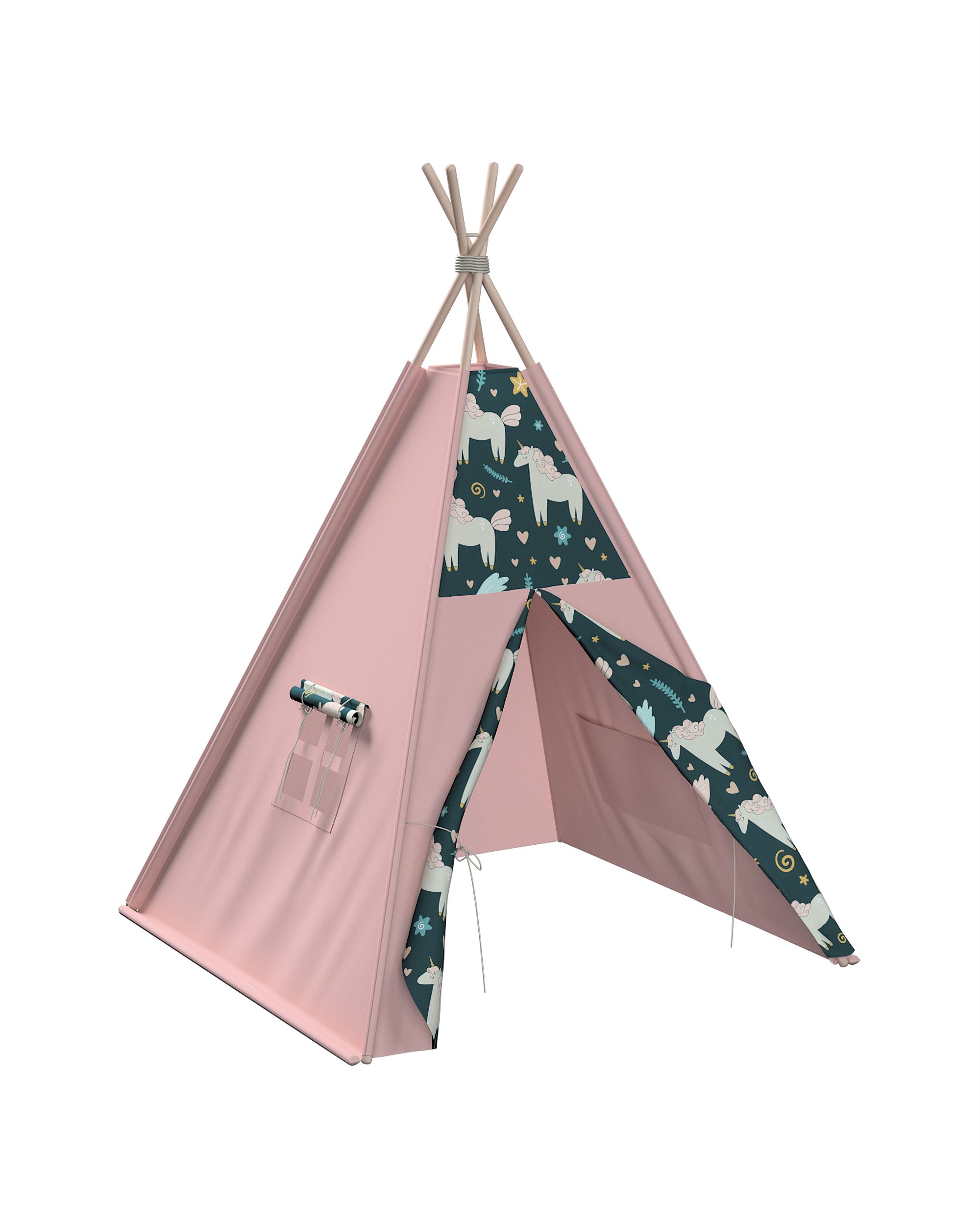 Tepee spalva ruda audinys raštuotas 