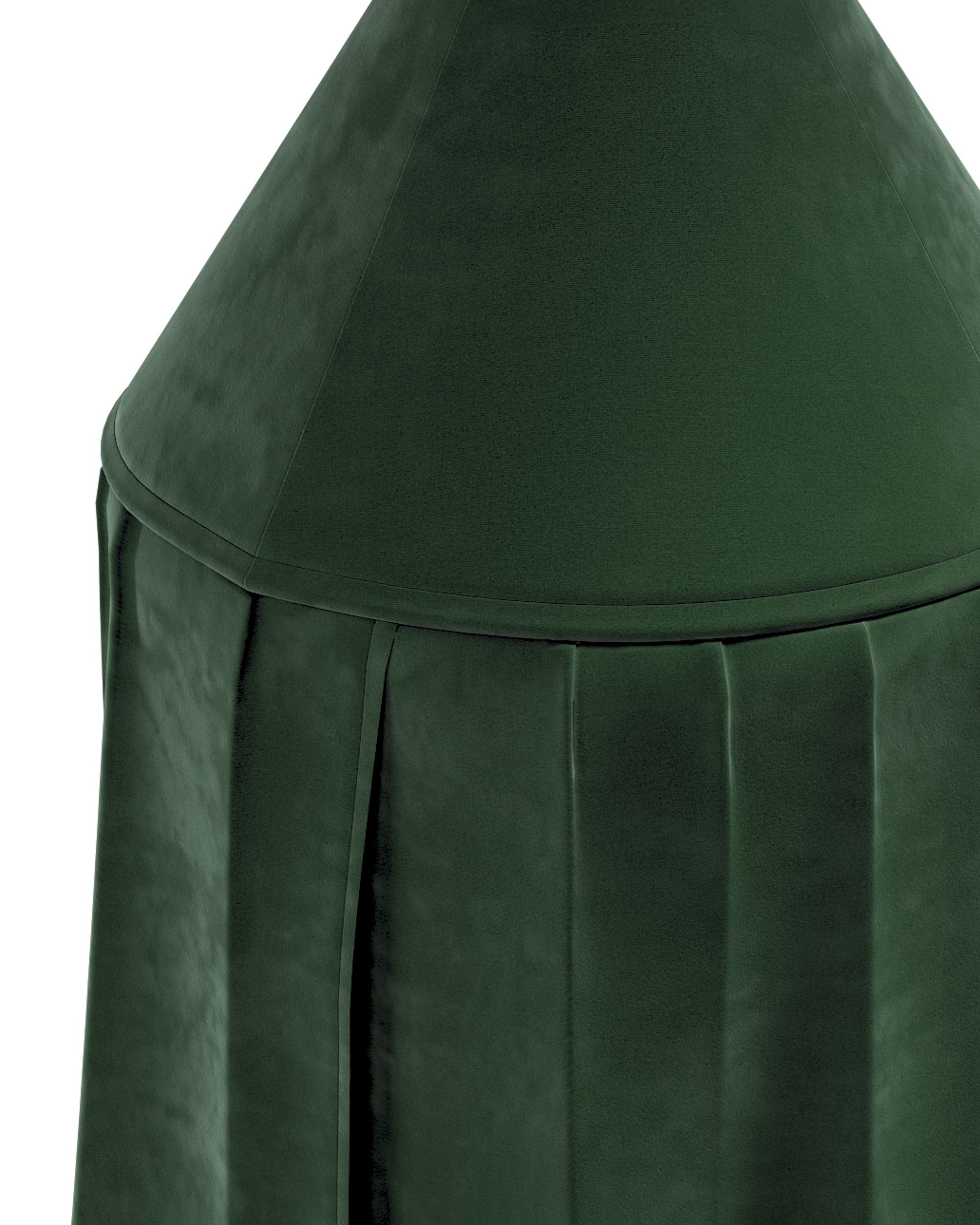Pakabinama palapinė spalva žalia audinys blizgus, velvetinis/aksominis (hover)