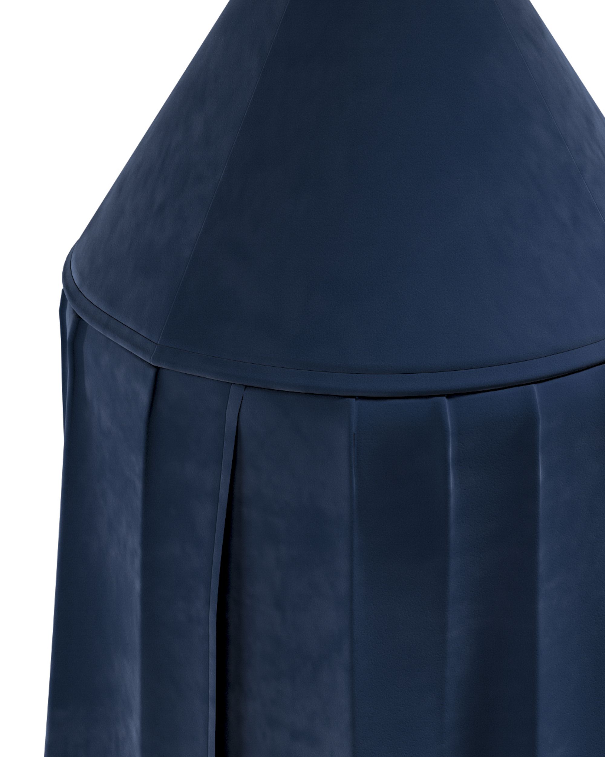 Pakabinama palapinė spalva tamsiai mėlyna audinys blizgus, velvetinis/aksominis (hover)