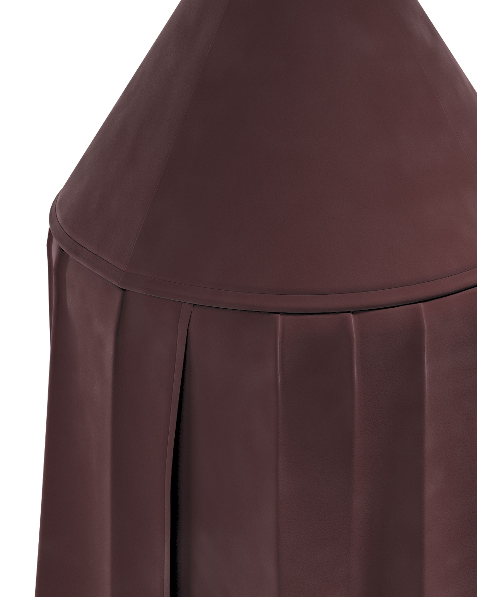 Pakabinama palapinė spalva raudona audinys blizgus, velvetinis/aksominis (hover)