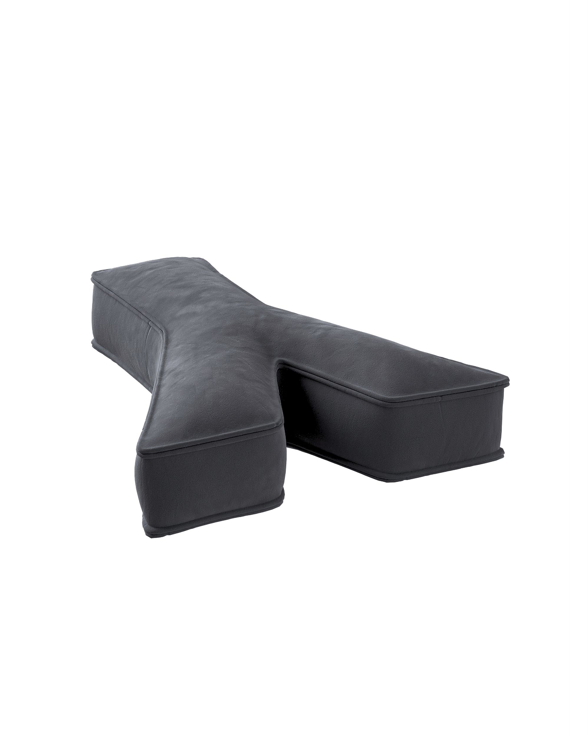 Raidė pagalvėlė Y spalva pilka audinys blizgus, velvetinis/aksominis (hover)