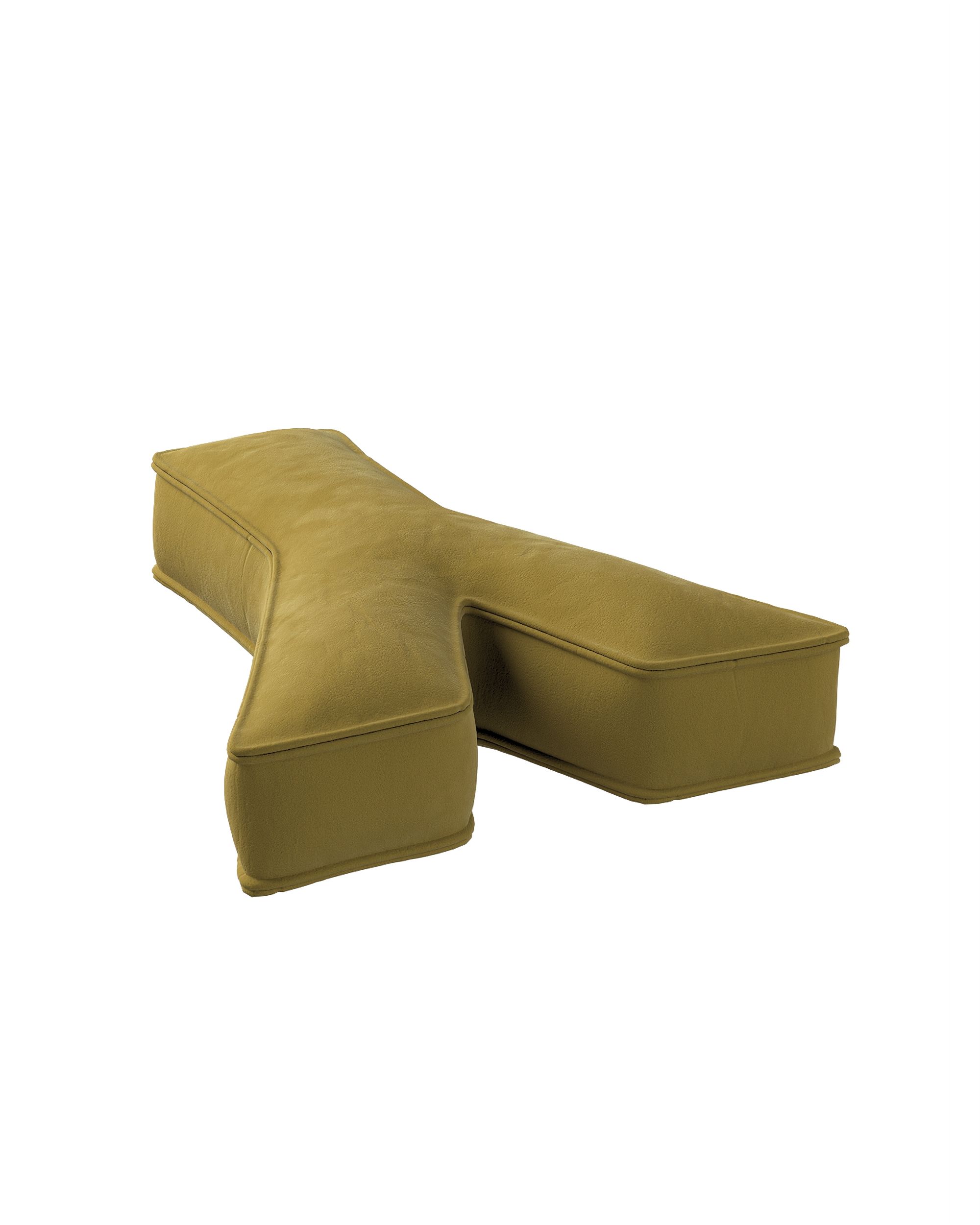 Raidė pagalvėlė Y spalva žalia audinys blizgus, velvetinis/aksominis (hover)