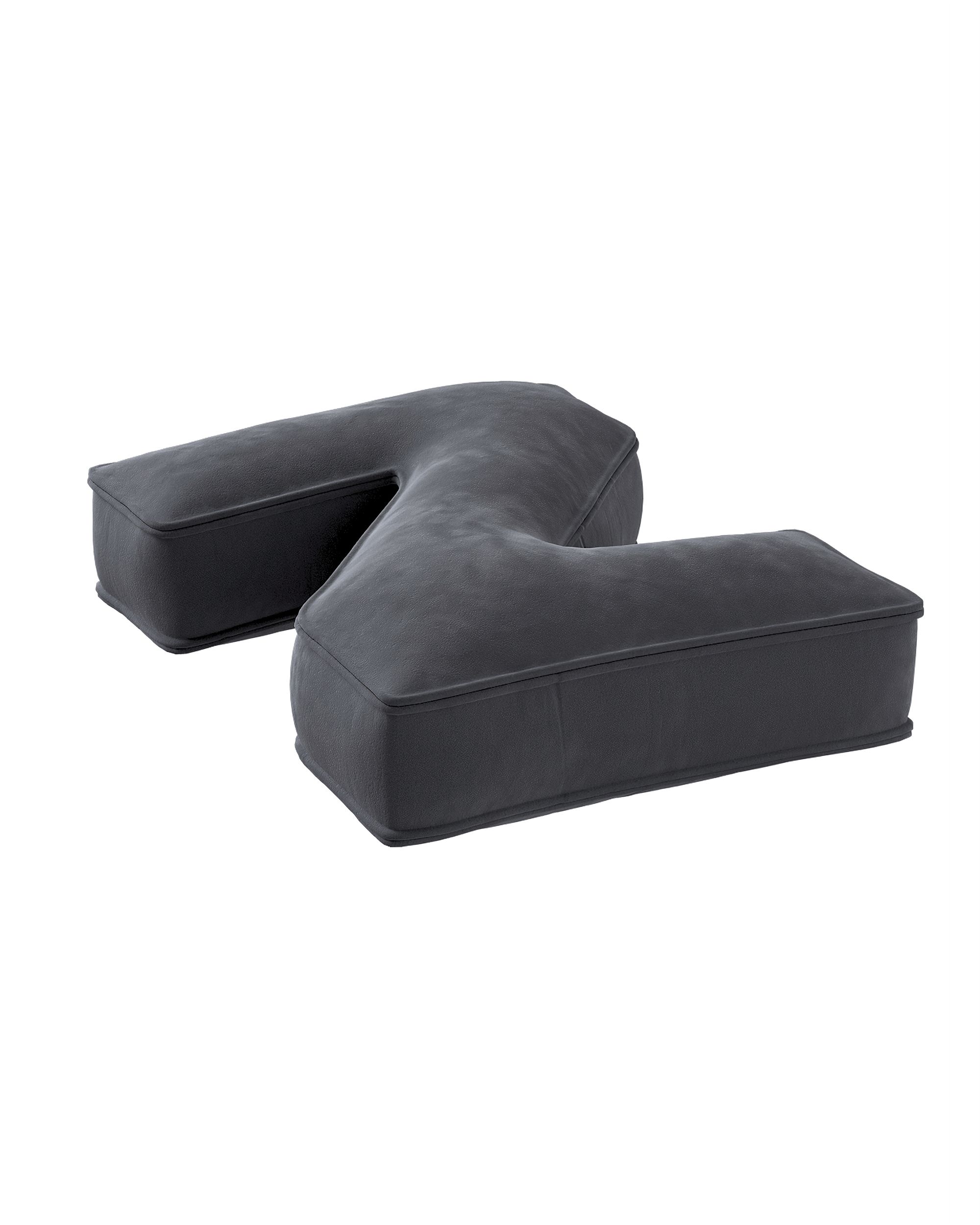 Raidė pagalvėlė Z spalva pilka audinys blizgus, velvetinis/aksominis (hover)