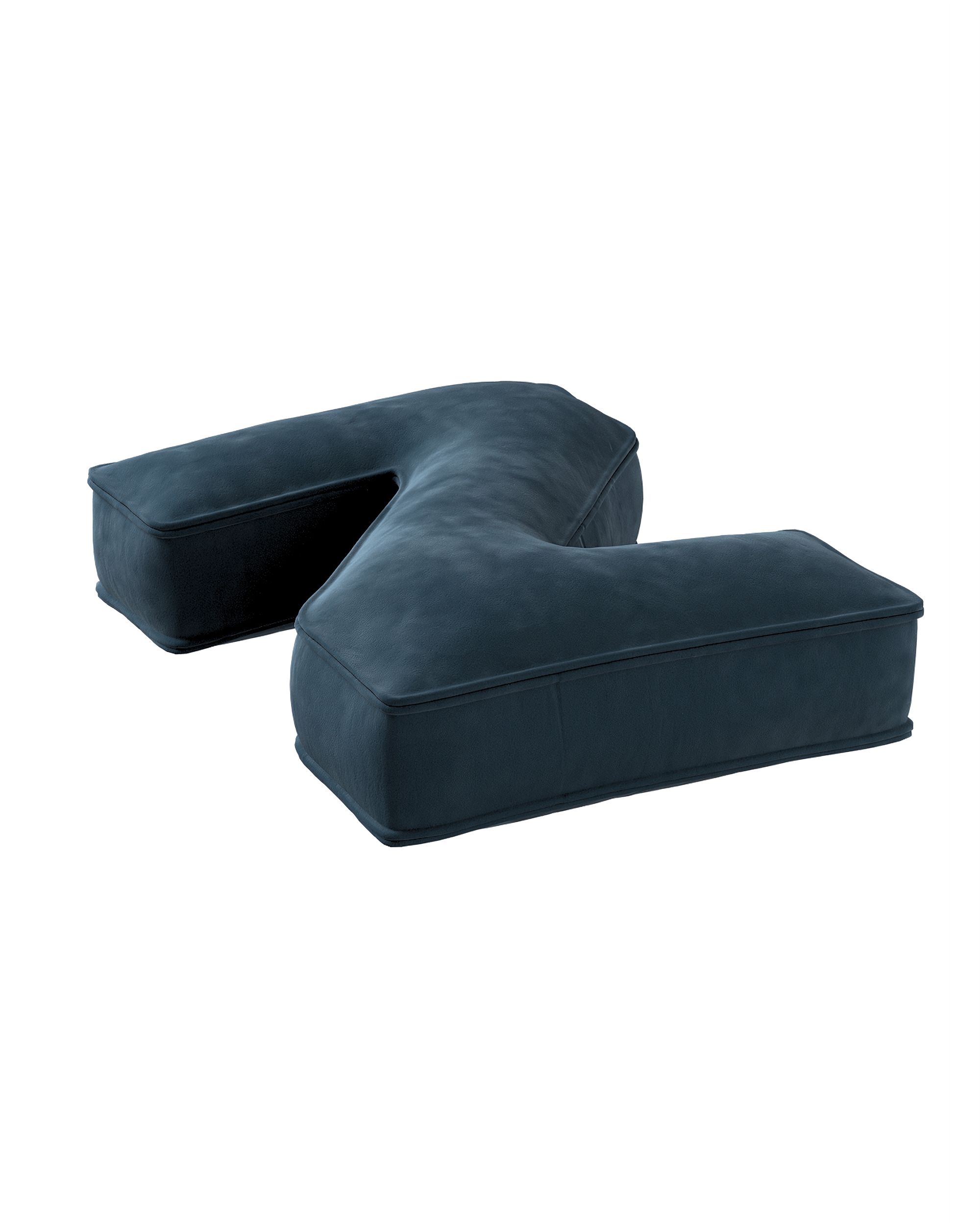 Raidė pagalvėlė Z spalva mėlyna audinys blizgus, velvetinis/aksominis (hover)