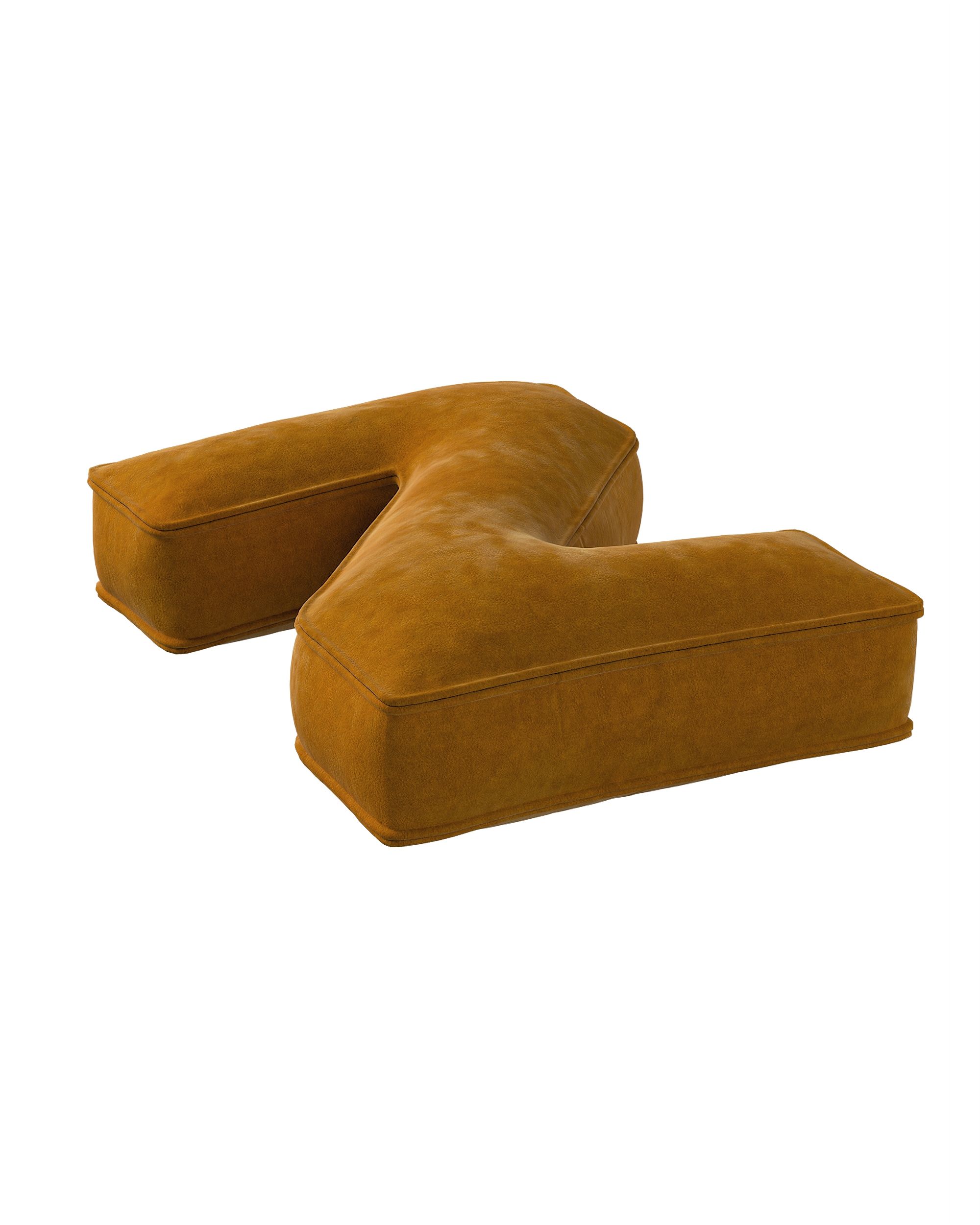 Raidė pagalvėlė Z spalva geltona audinys blizgus, velvetinis/aksominis (hover)