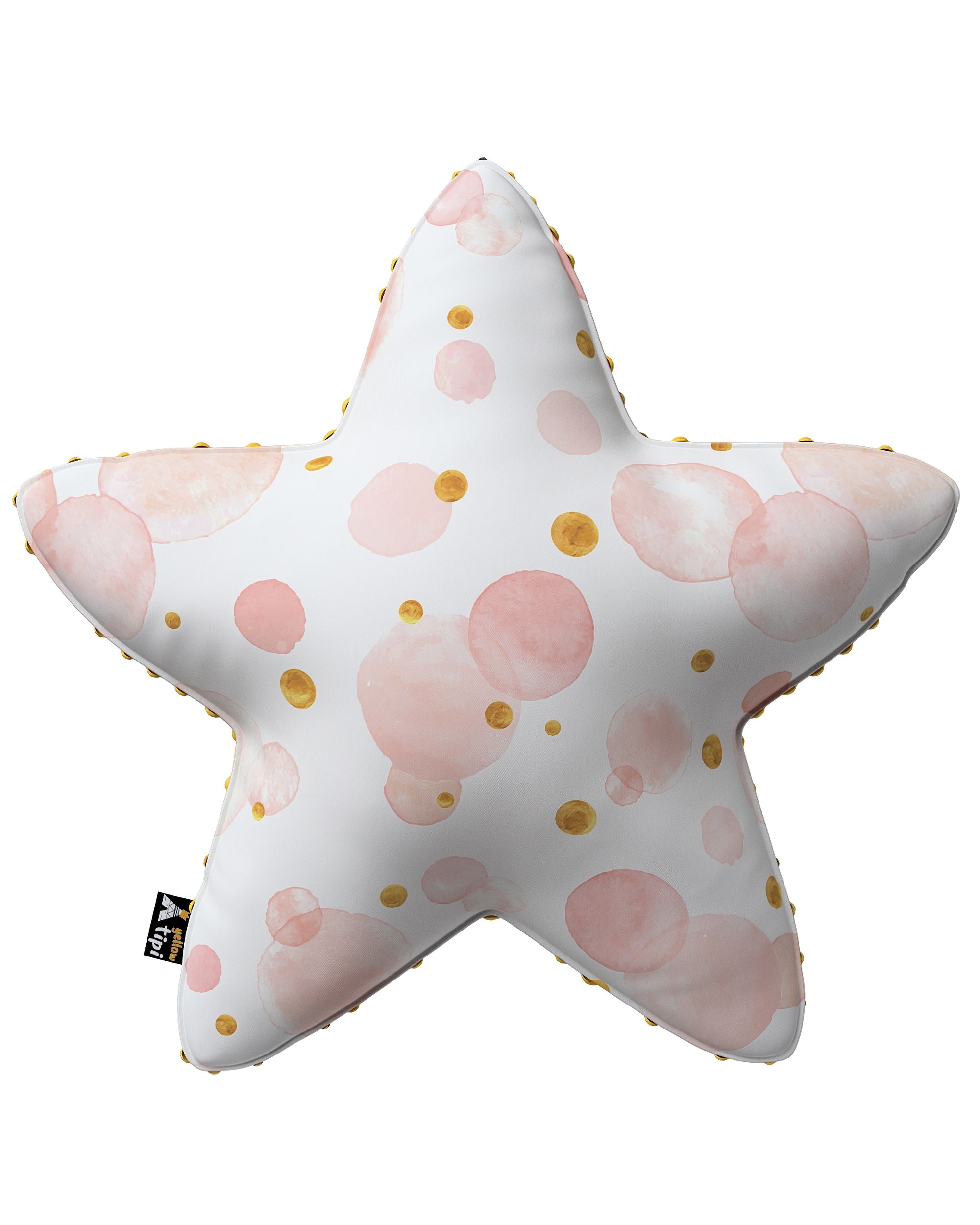 Lucky Star pagalvėlė spalva rožinė audinys raštuotas 