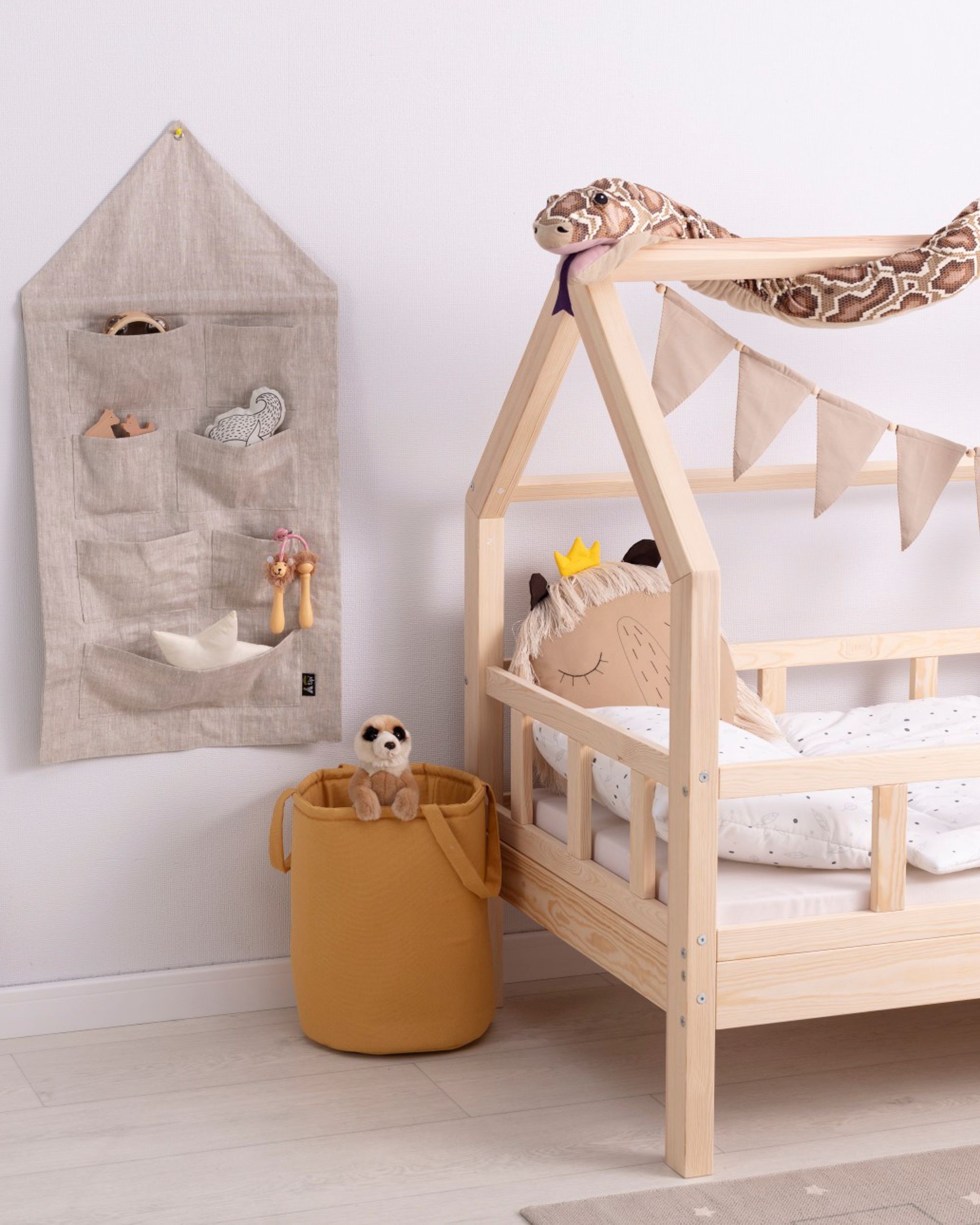 Organizer Domek Linen Beige (hover)