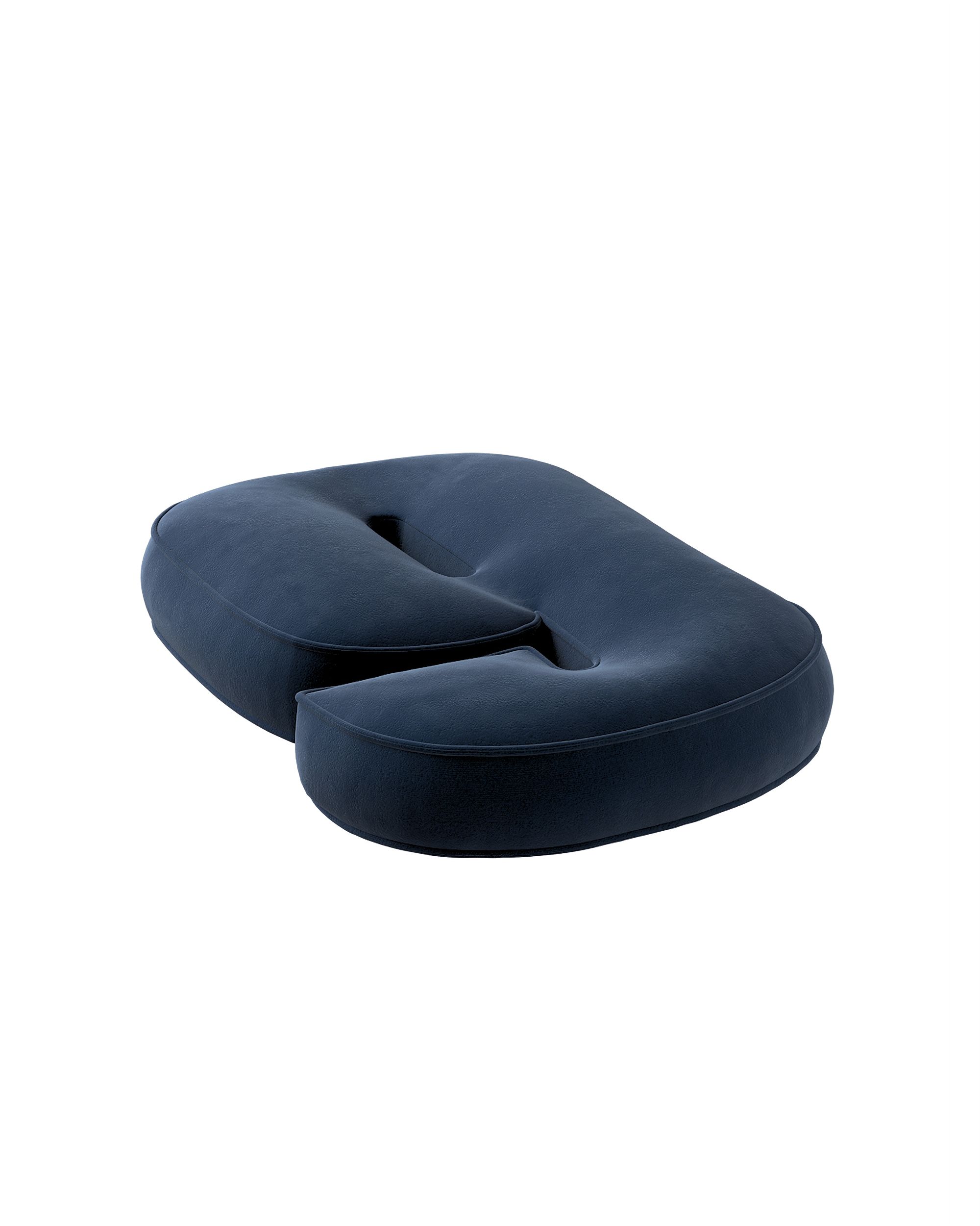 Pagalvėlė - skaičius 6 spalva tamsiai mėlyna audinys blizgus, velvetinis/aksominis (hover)