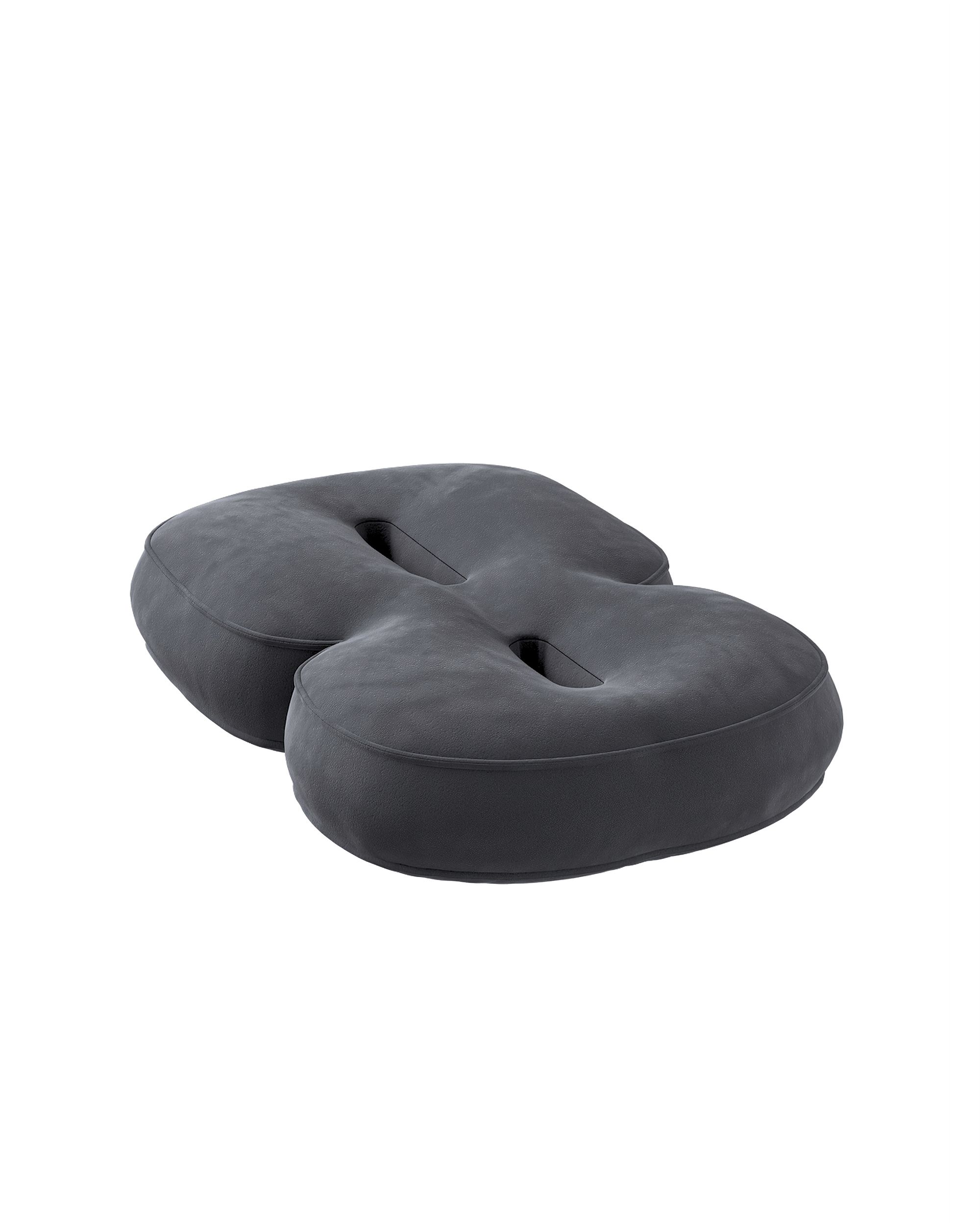Pagalvėlė - skaičius 8 spalva pilka audinys blizgus, velvetinis/aksominis (hover)