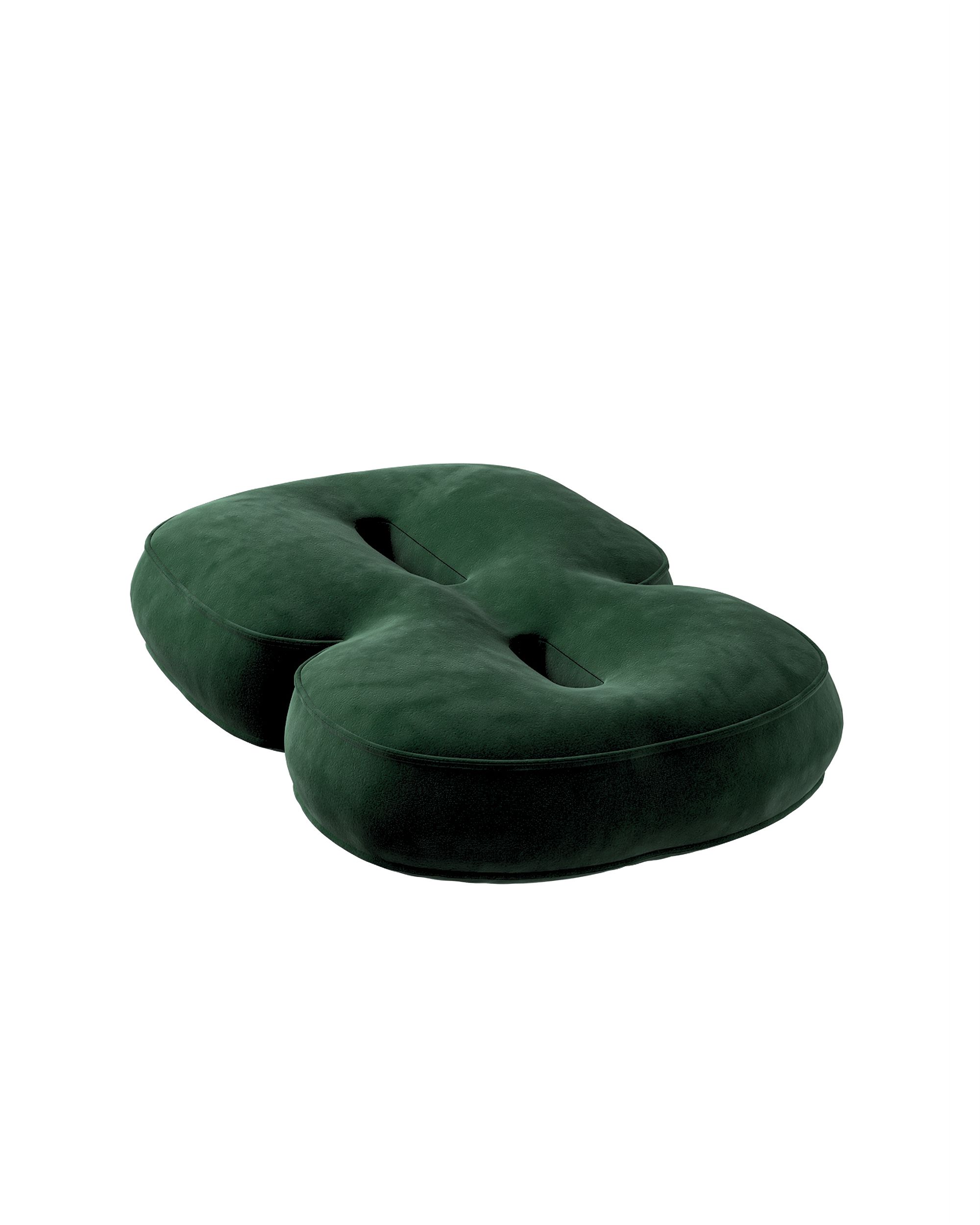 Pagalvėlė - skaičius 8 spalva žalia audinys blizgus, velvetinis/aksominis (hover)