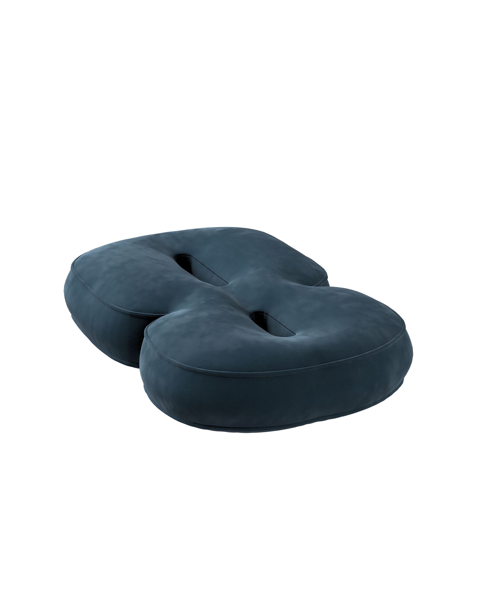Pagalvėlė - skaičius 8 spalva mėlyna audinys blizgus, velvetinis/aksominis (hover)