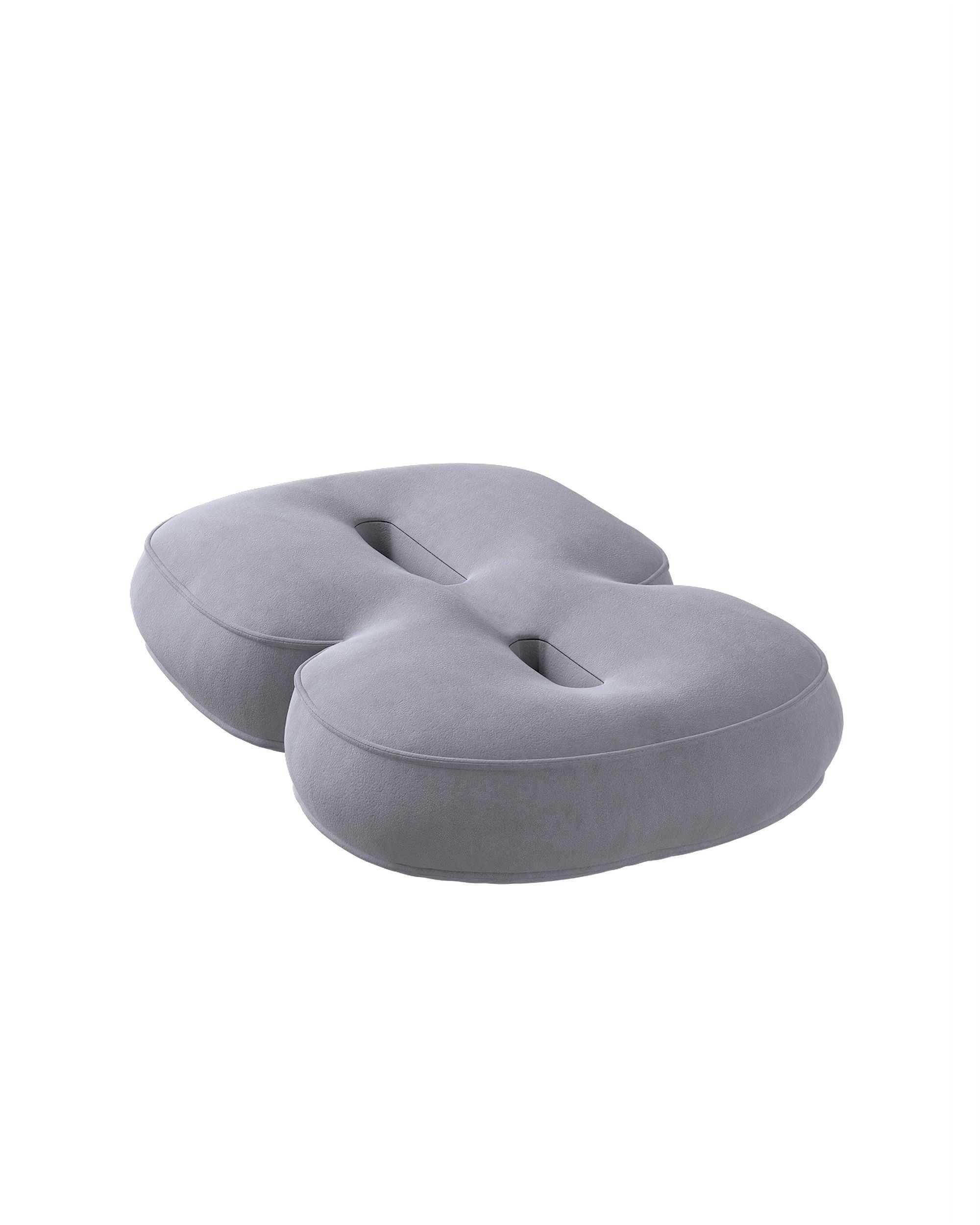 Pagalvėlė - skaičius 8 spalva pilka audinys blizgus, velvetinis/aksominis (hover)