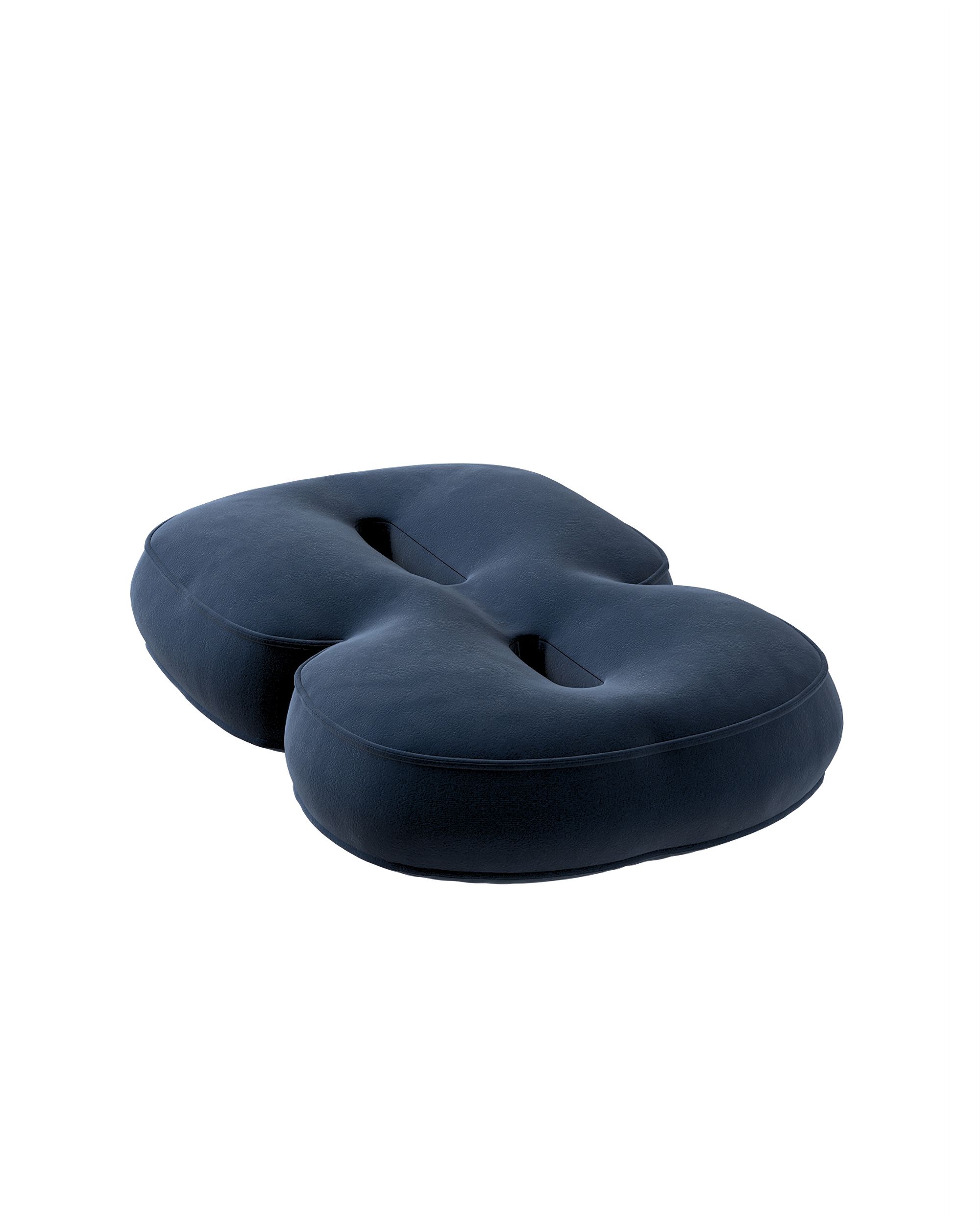 Pagalvėlė - skaičius 8 spalva tamsiai mėlyna audinys blizgus, velvetinis/aksominis (hover)