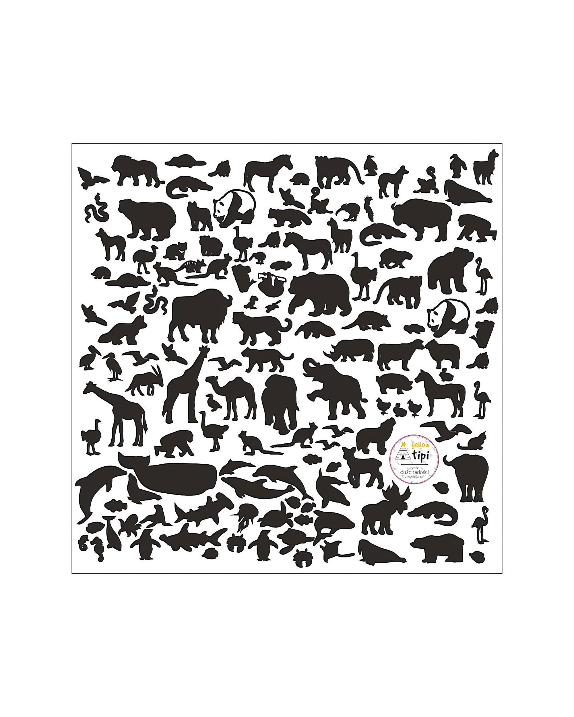 World Animals Black