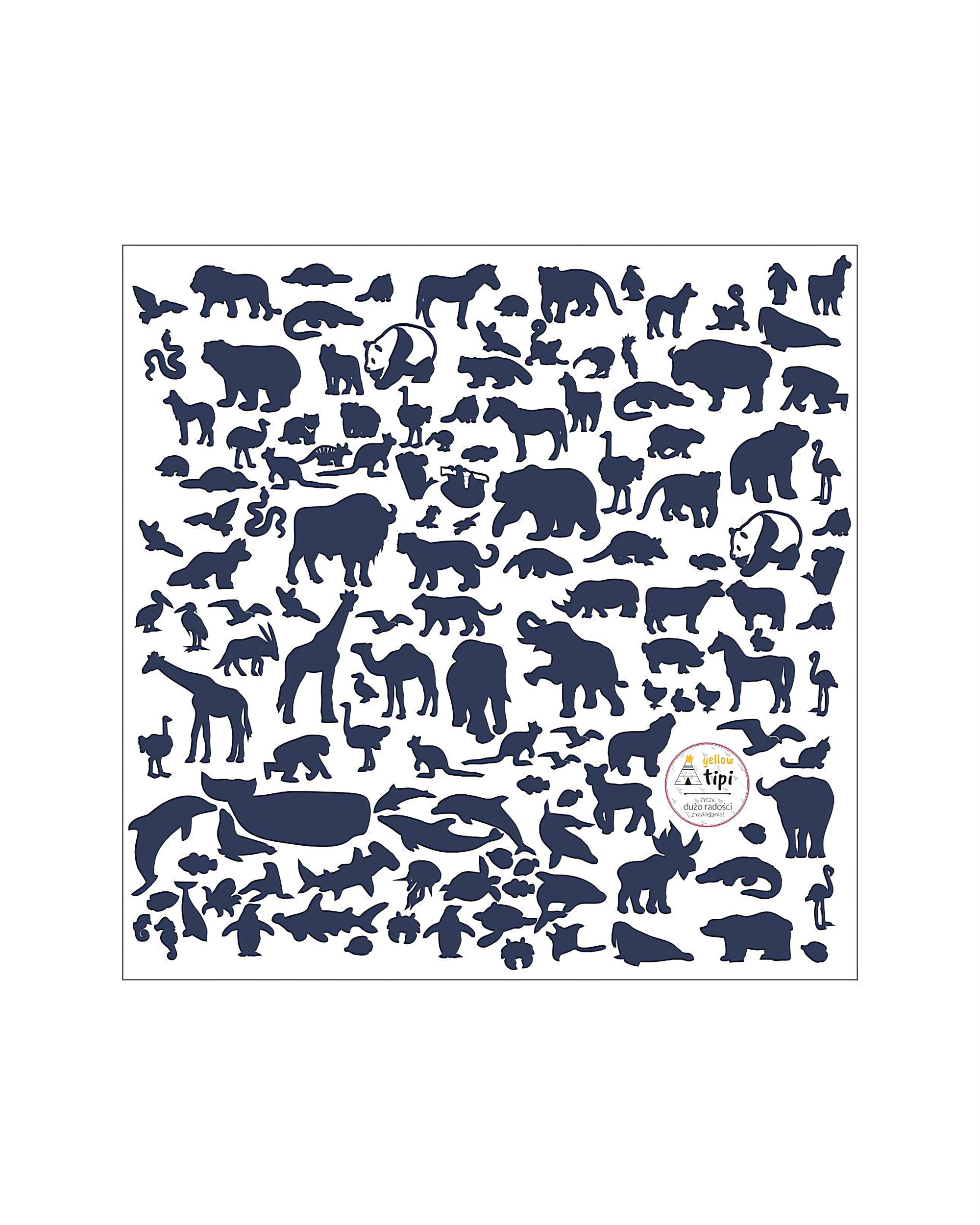 World Animals Blue