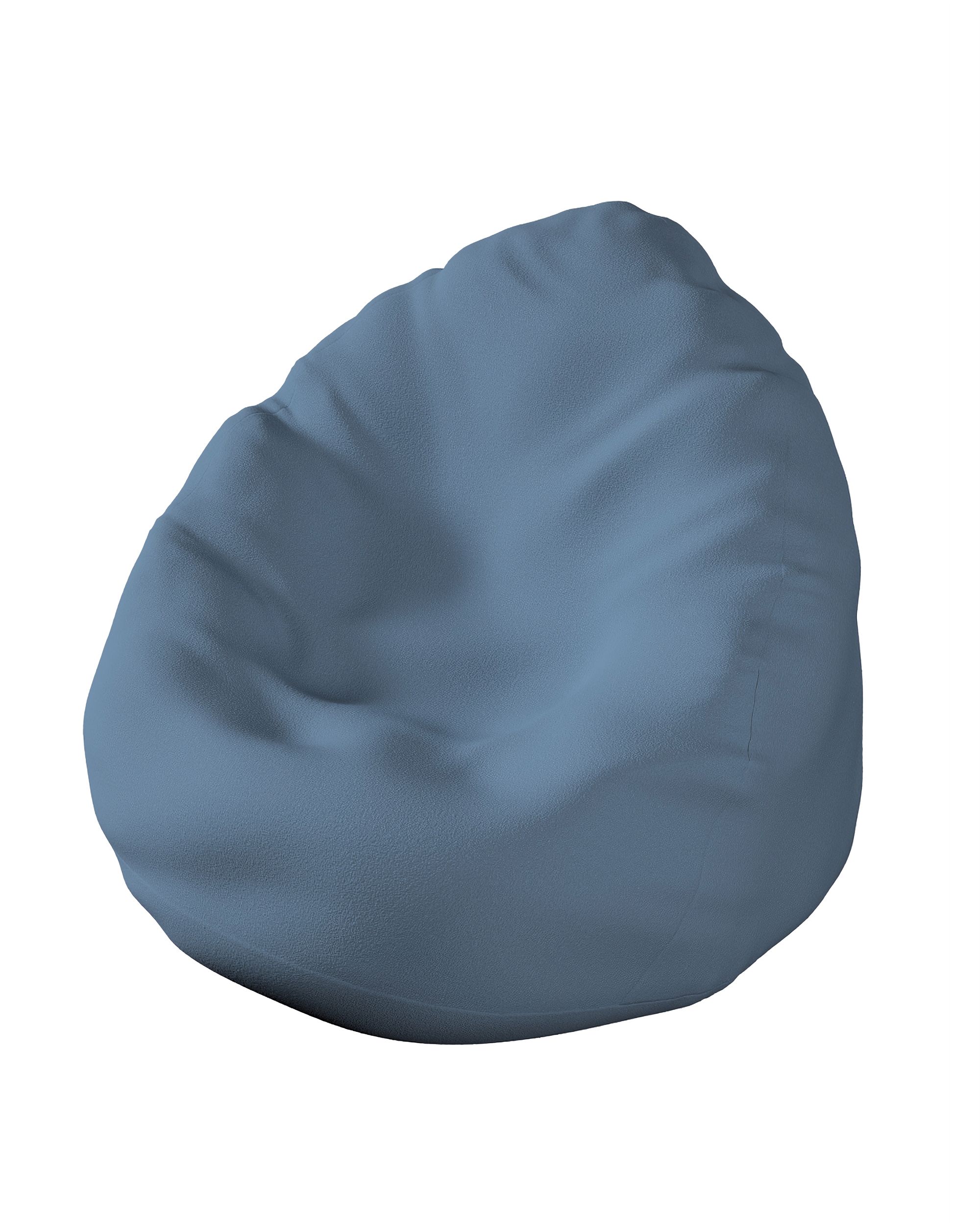 Beanbag cover spalva mėlyna audinys su struktūra