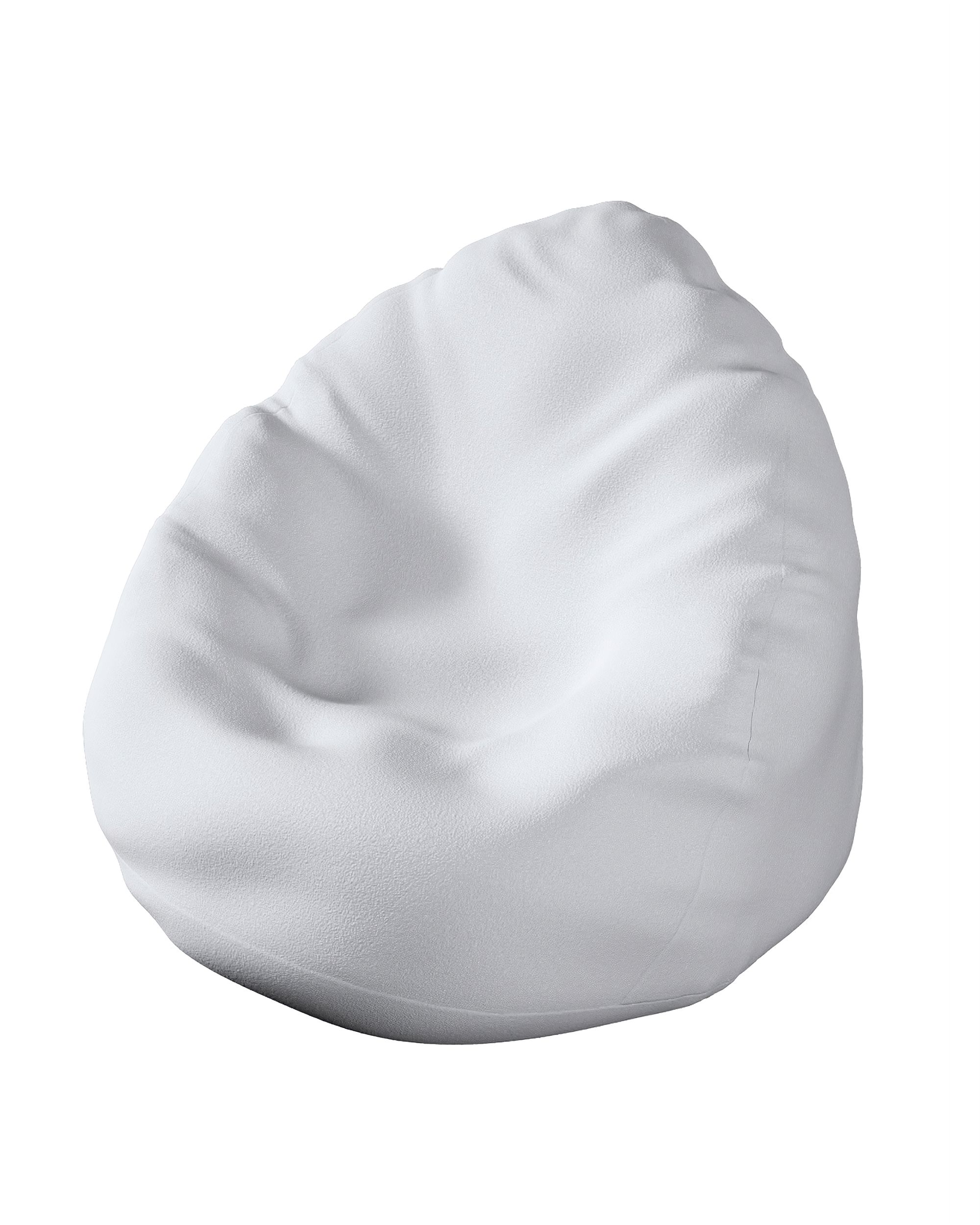 Beanbag cover spalva balta audinys su struktūra