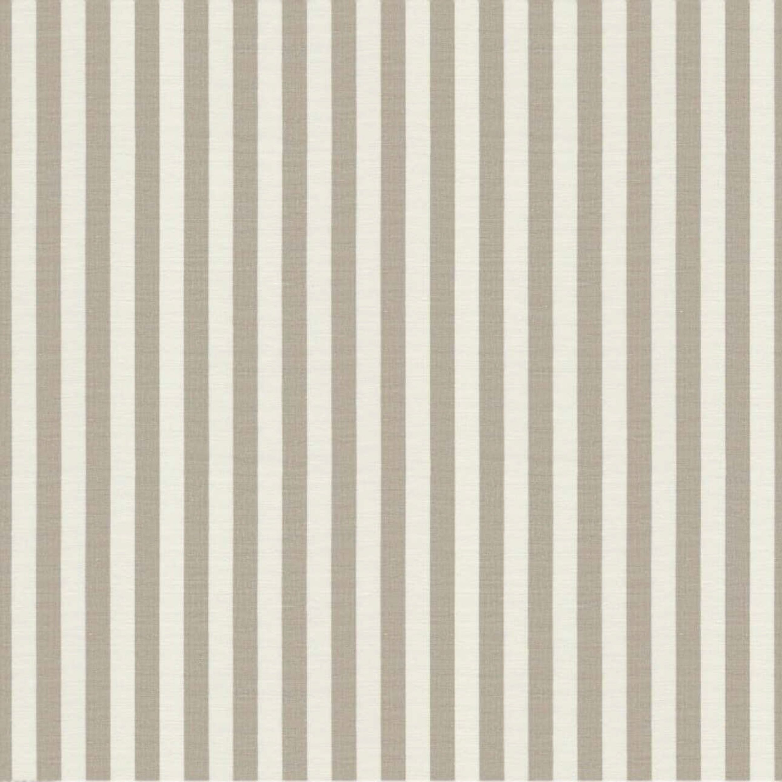 Stripes 136-07 smėlio ir šviesios spalvos juostelės, audinys turi natūralų švelnų pasibangavimą